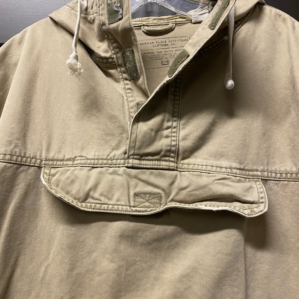 Men’s American Eagle Outfitters hooded anorak jacket. - Picture 3 of 9